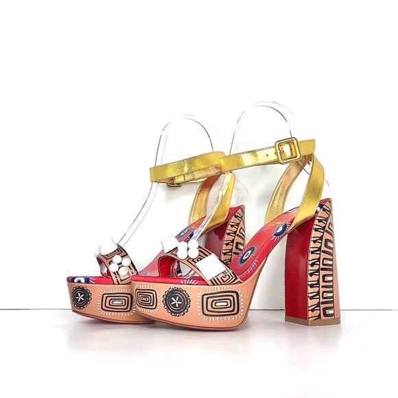 NEW Christian Louboutin Movida Athina 130 Platform Sandals 36 - Picture 1 of 11